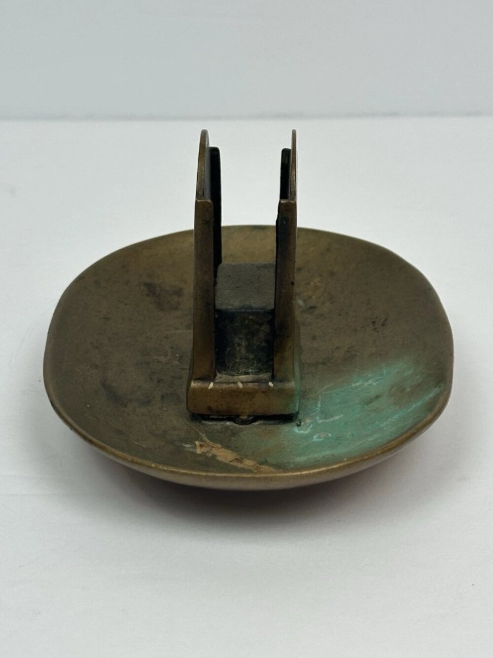 🔥 Vintage 1898 Frank & De Keyser Antique Brass Match Holder & Ashtray Victorian